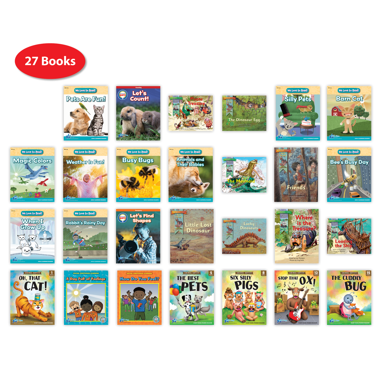 Emergent/Early (Levels A–D) Classroom Library Set