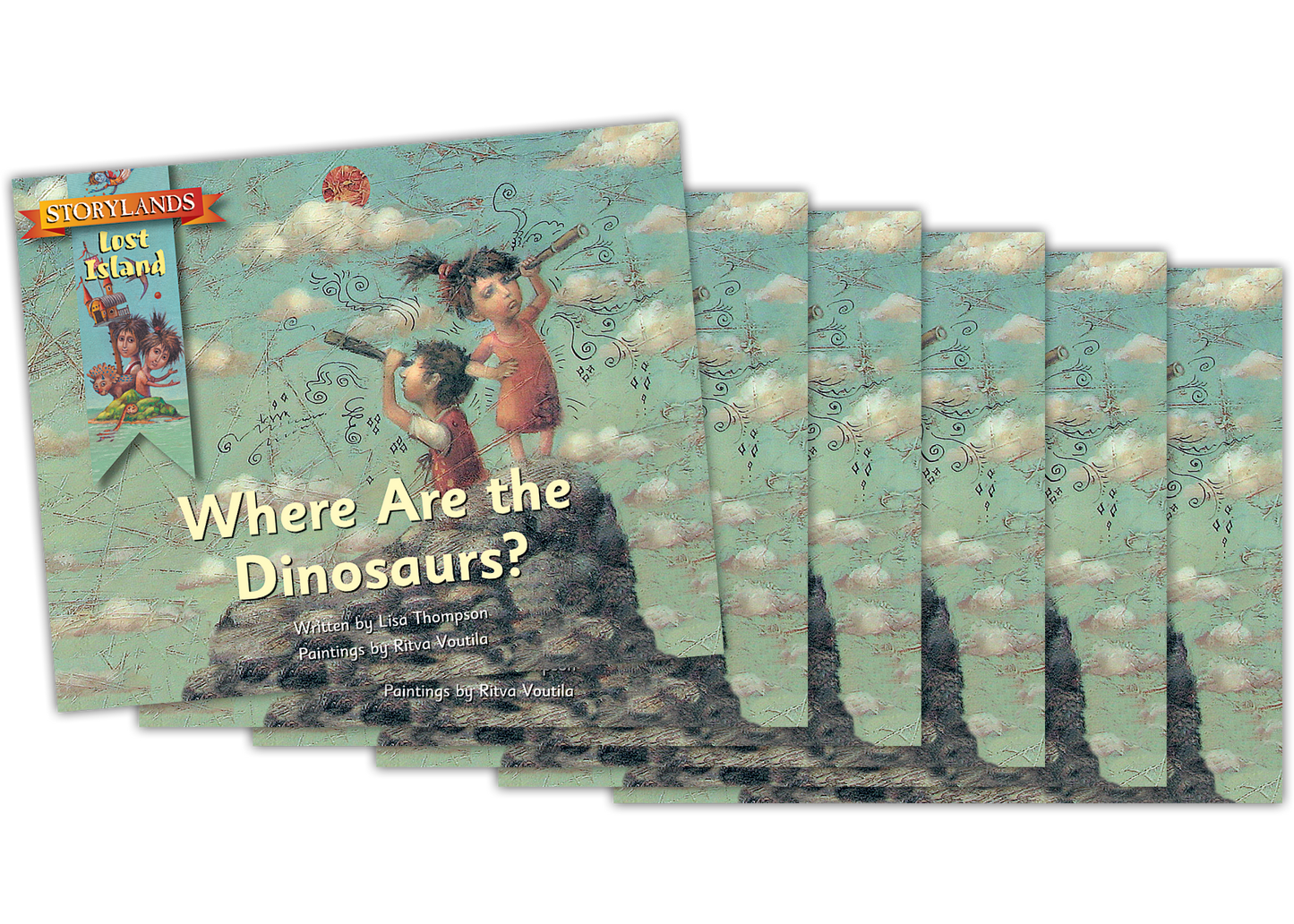Lost Island: Where are the Dinosaurs? 6-pack