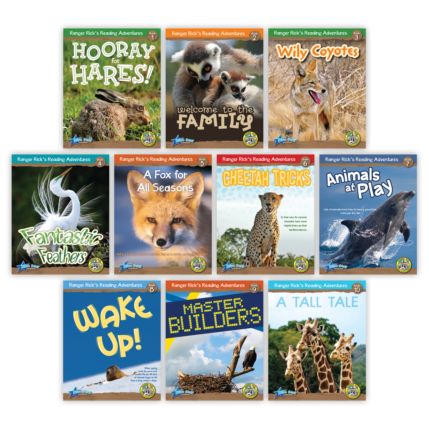 Ranger Rick's Reading Adventures Level B: Add-On Pack Grades 3-4 (10 books)