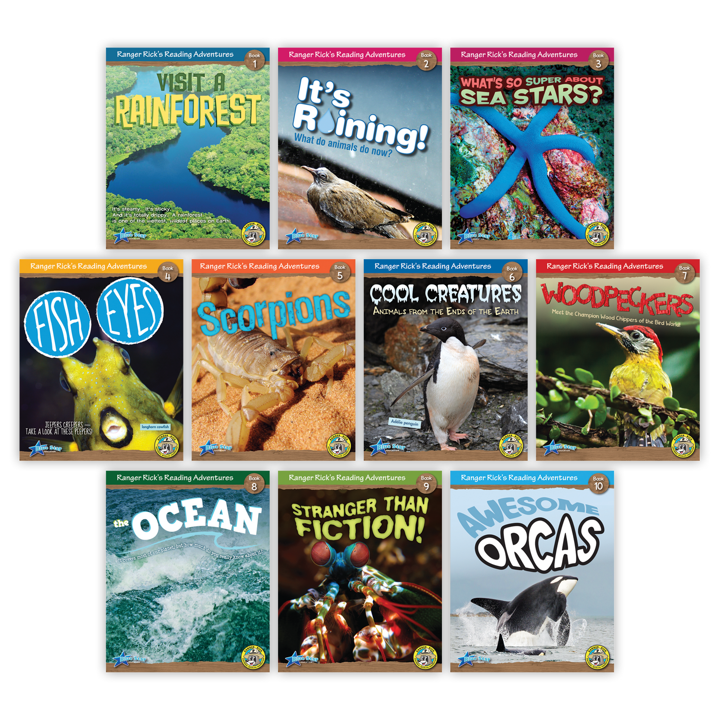 Ranger Rick's Reading Adventures Level C: Add-On Pack Grades 4-5 (10 books)