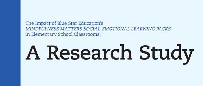Blue Star Education's Mindfulness Matters SEL Program Shows Significant Improvement in Student Emotional Intelligence