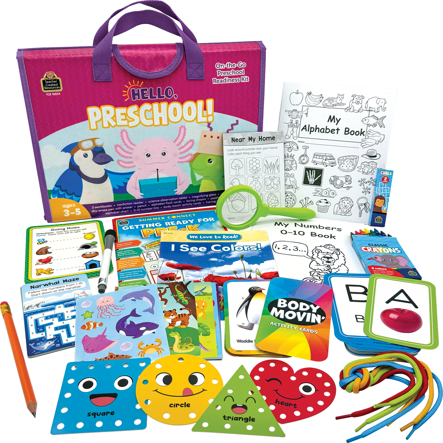 Hello, Preschool! On-the-Go Pre-K Readiness Kit