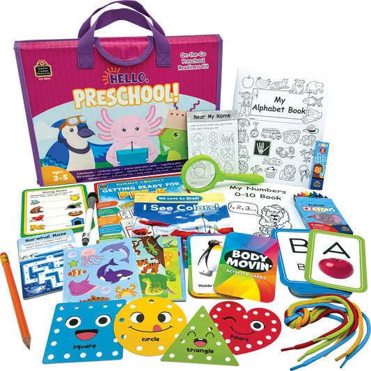 Hello, Preschool! On-the-Go Pre-K Readiness Kit