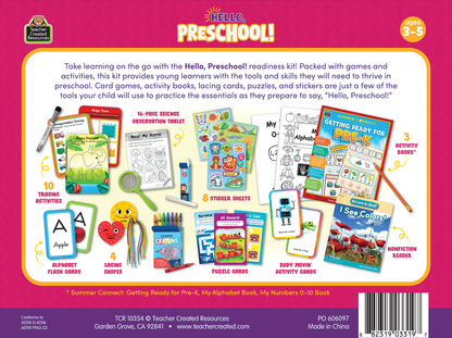 Hello, Preschool! On-the-Go Pre-K Readiness Kit
