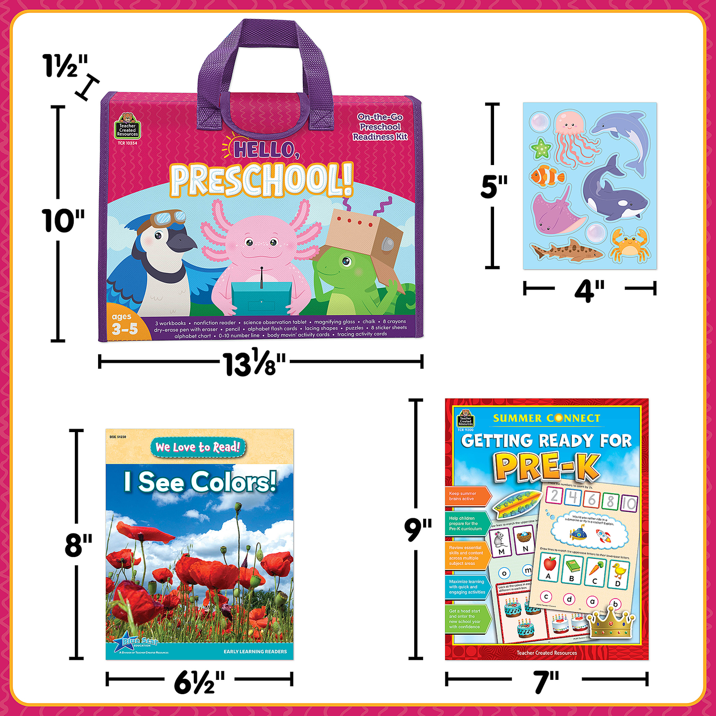 Hello, Preschool! On-the-Go Pre-K Readiness Kit