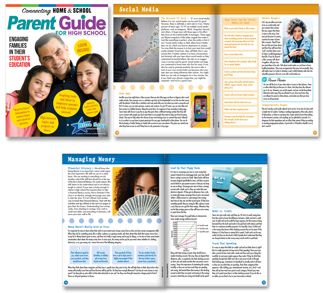 Connecting Home & School Parent Guides Blue Star Education