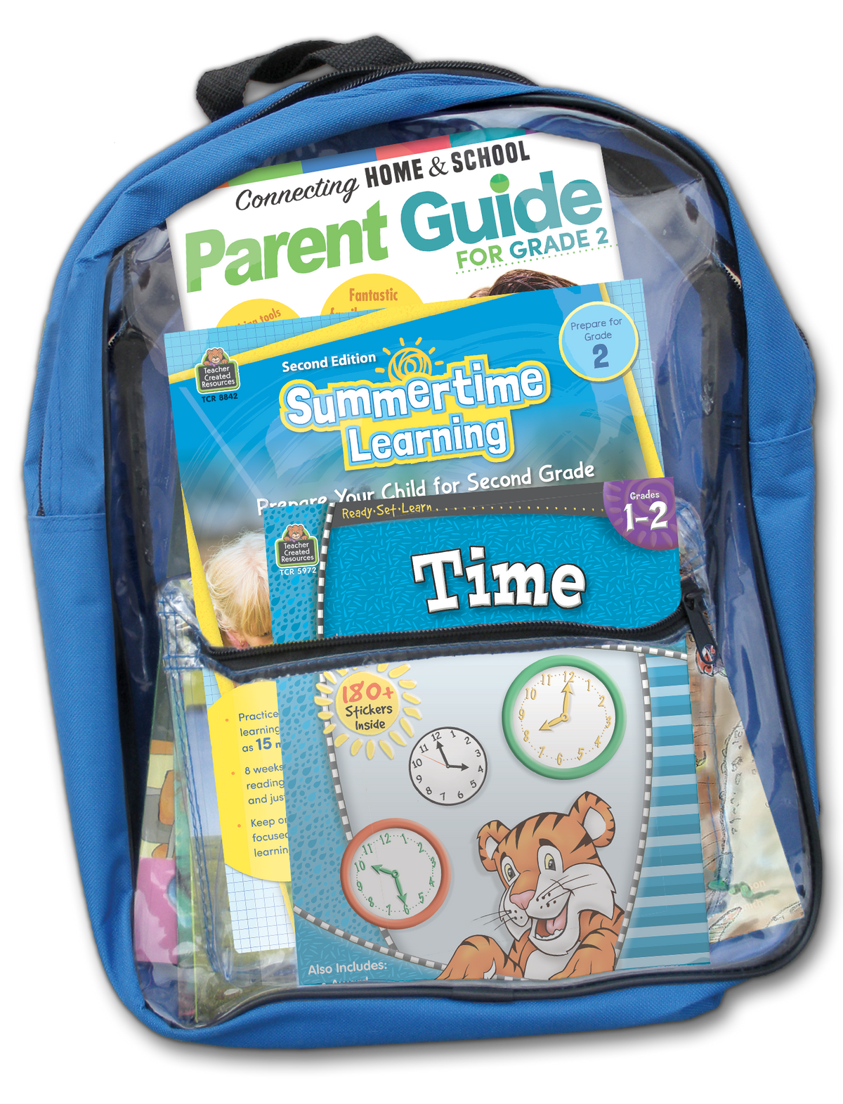Learning Backpack Summertime Learning: Preparing For Second Grade Backpack – Blue Star ...