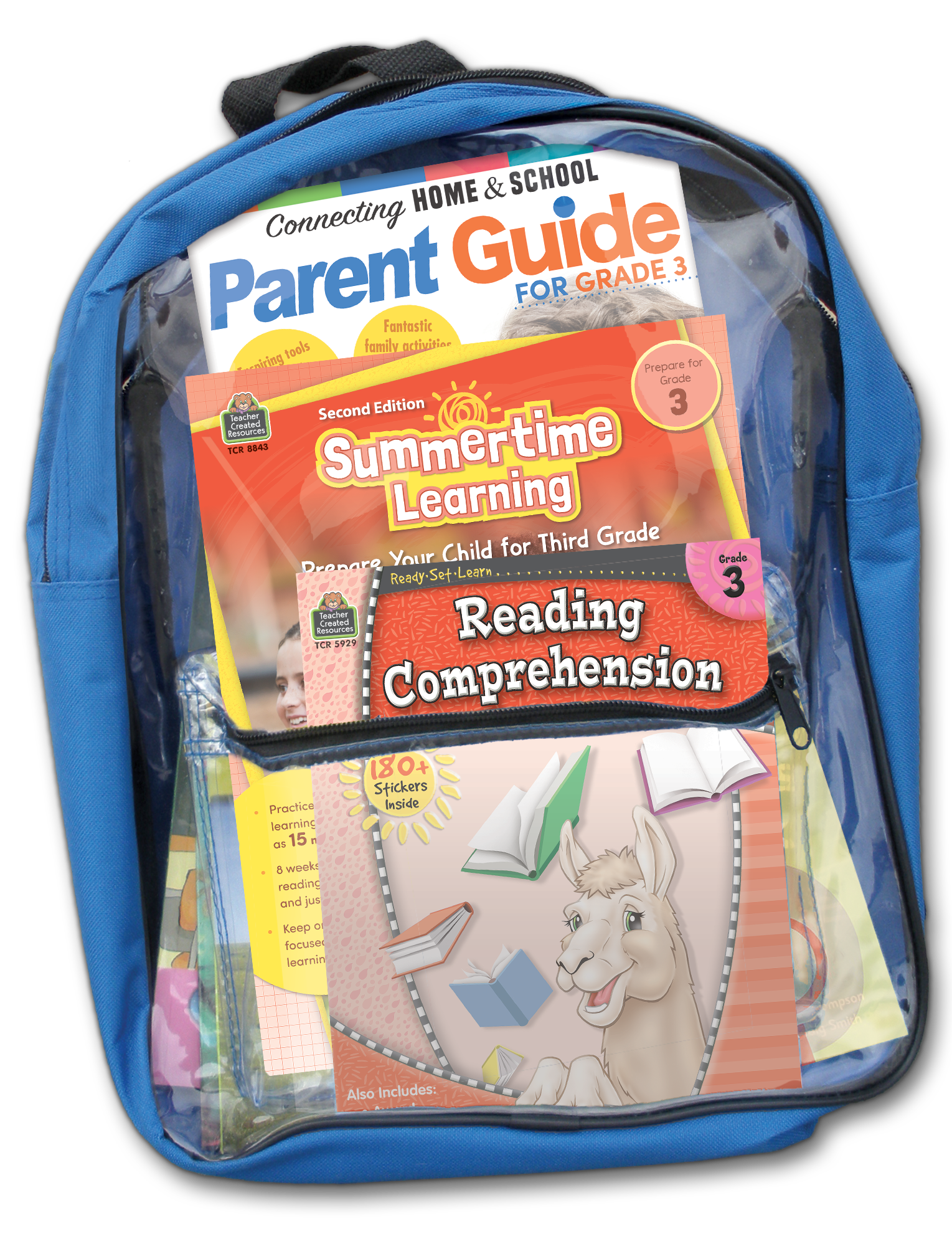 Learning Backpack Summertime Learning: Preparing For Third Grade Backpack – Blue Star ...