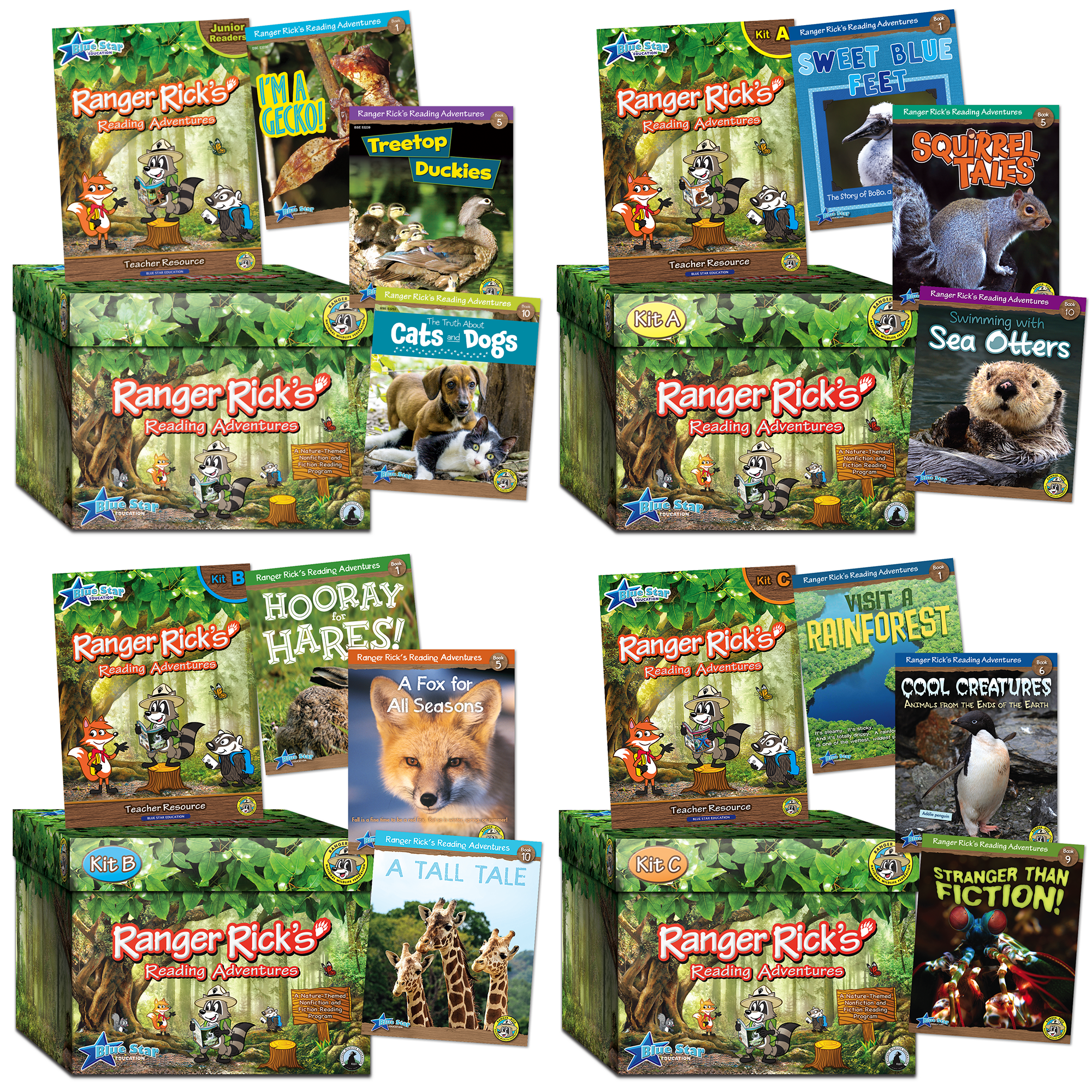 Reader Riddles Ranger Rick Ranger Rick's Reading Adventures Complete Program Grades 1-5 โ Blue ...