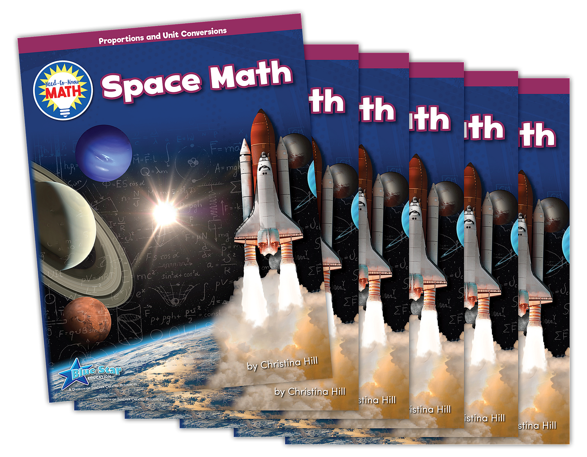 Space Math 2nd Need-to-Know Math: Space Math Reader 6-Pack – Blue Star Education