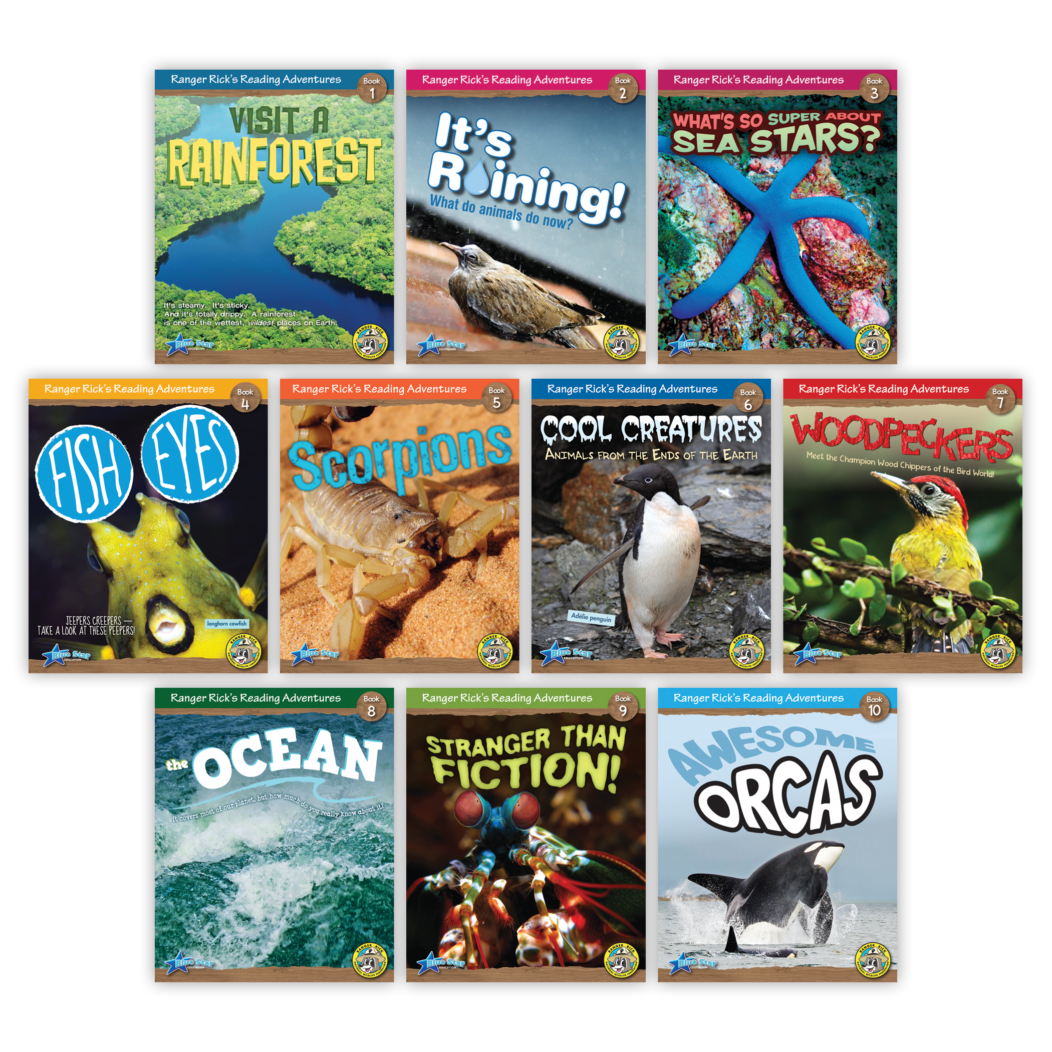Reader Riddles Ranger Rick Ranger Rick's Reading Adventures Level C: Add-On Pack Grades 4-5 (10 b ...