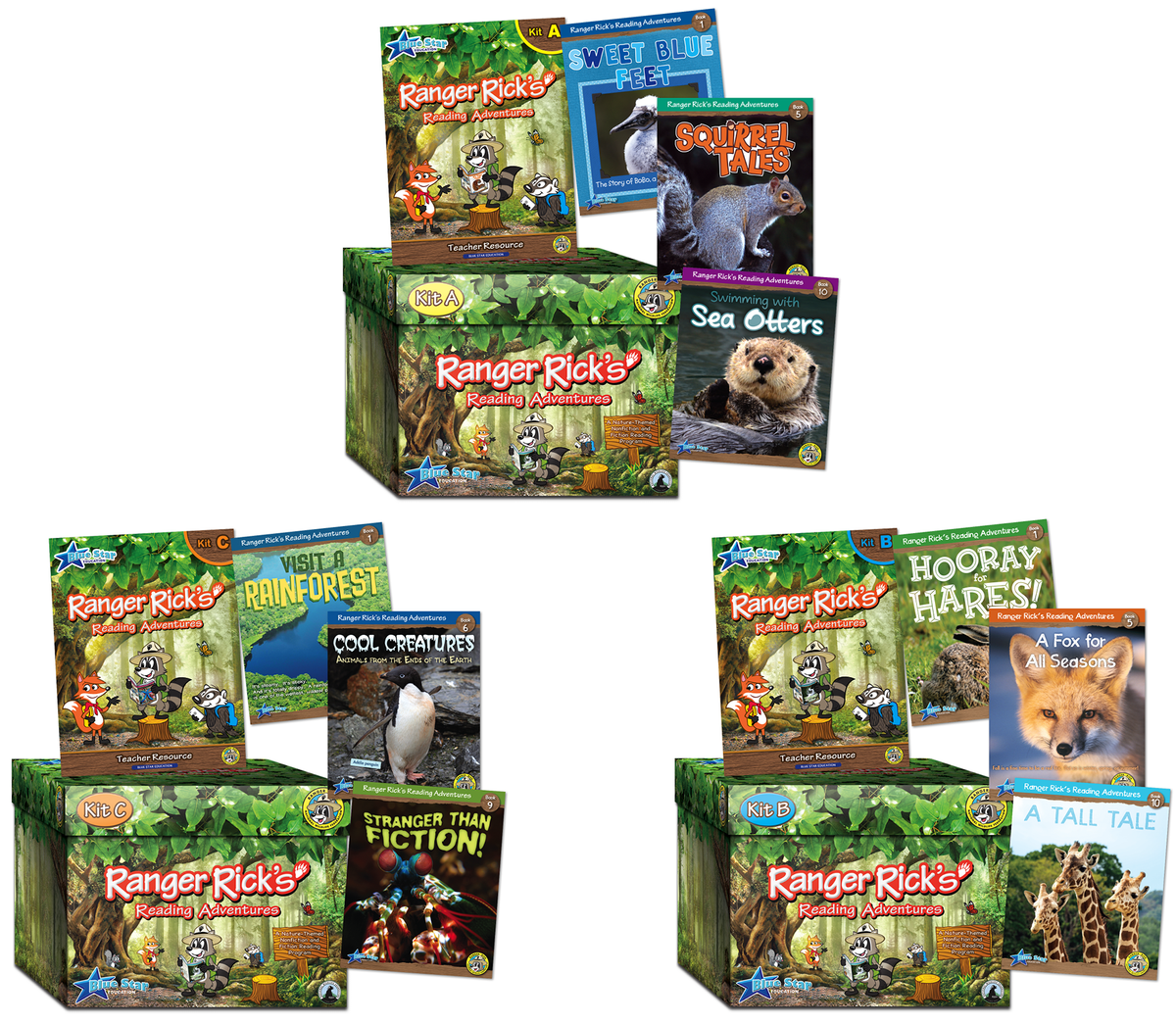 Reader Riddles Ranger Rick Ranger Rick's Reading Adventures Complete Program Grades 2-5 โ Blue ...